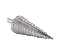 GSR Foret étagé professionnel HSS HSSG 3,5-40 mm, rainure droite, meulé, filetage de tube blindé PG 7- PG 29, foret conique, foret métallique, foret conique, foret éplucheur en acier inoxydable