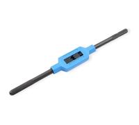 GSR Silver Porte-taraud DIN 1814 réglable, taraud à filetage manuel (Taille 2 | M4 - M12), mors en acier outil, embase carrée, ensemble d'accessoires de taraudage