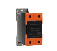 GSR2-1 SSR 10A 25A 40A 60A 80A 100A 120A Din Rail Mounted Solid State Relay SSR Single Phase with Heat Sink DD AA DA SSR(DC to AC,GSR2-1-25A)