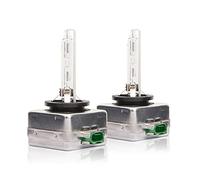 GSRECY 35W D8S 66548 ampoules de phares au xénon HID ampoule de remplacement diamant blanc métal Stent Base 12V lampes de phare de voiture (8000K)