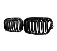 GSRECY Grilles de barbecue avant LCI pour pare-chocs avant F20 F21 Series 2015-2019 Noir brillant