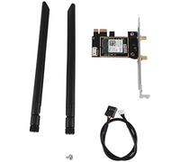 Gsrimgratoe Carte WiFi AC7260 7260NGW 2.4G/5G 867Mbps 802.11AC Adaptateur de Carte Bluetooth Adaptateur PCIE avec Antenne 2X8DB