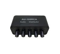 Gsrimgratoe Mélangeur Audio Stéréo 1 Entrée 5 Sorties Distributeur Source Audio Multicanal Interface RCA pour Amplificateurs de Puissance