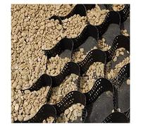 GSUNLEO Stabilisateur de Grille géocellulaire en PEHD for allées, pentes et parkings - Hauteur: 5cm/10cm, Grille de Sol Robuste for Sol, Gazon, Sable et Gravier(4 x 10m (13 x 33ft) 10cm/4" High)