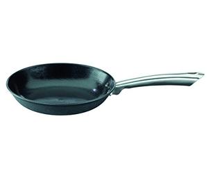 GSW 714242 Fonte Professionnelle Poêle sans Couvercle, Noir, 24 cm