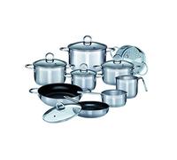 GSW Batterie de cuisine ALARA – Induction – Acier inoxydable massif 18/10 – 14 pièces