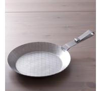 GSW 859004 gastro traditionnel poêle en fer forgé poêle en fonte avec poignée courbée, 28 cm