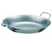 GSW 8606 GastroTraditionell Lyoner Poêle à Paella en Fer, Fer, Gris, 40 cm