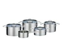 GSW Batterie de cuisine Elegance 9 pièces en acier inoxydable – Tous feux dont induction