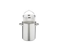 Gsw Marmite A Spaghettis Et Asperges En Acier Inoxydable 18/10 A Induction - 4,2 L