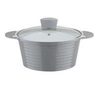 Faitout fonte d'aluminium - GSW - BOLERO - 28 cm - Induction - Gris / Blanc
