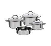 Gsw Montreal - Batterie De Cuisine 7 Pieces En Acier Inoxydable - Tous Feux Dont Induction