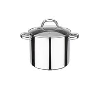 GSW 990196 Montreal pot à légumes avec couvercle en verre, acier inoxydable, argent, 22 cm, 6,8 litres, 31x 22 x 18 cm