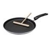 GSW Poele a crepes a induction avec étaleur - 26 cm Noir G