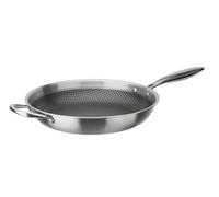 GSW 868532 Inoxxa Black, Poêle avec poignée opposée et structure en nid d'abeille - ⌀32 cm