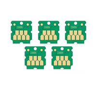 GSwReJ Boîte de Maintenance Coup Compatible avec SureColor F170 F100 F130 F160, SC-F100 SC-F130 SC-F160 SC-F170 Printeurs Ink Counter Reset Chip(5 PCS)