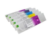 GSwReJ Cartouche à Encre Rechargeable de 440 ML avec Puce permanente Compatible avec Eco-Sol MAX2 MAX3 Max Compatible avec BN-20 RS-640 XC540 VS-640 VS420 VS300 540(6pc MAX3-CMYK LC LM)