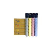 GSwReJ Cartouche de Toner Compatible TN512 Ensemble Compatible avec C454 C554 Copier Noir 500g Cyan Jaune Magenta 400G