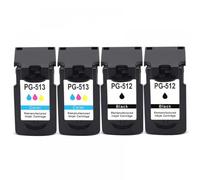 GSwReJ Cartouches à Encre compatibles PG512 CL513 Compatible avec Les imprimantes PG-512 MP230 MP250 MP240 MP270 MP480 MX350 IP2700