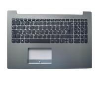 GSwReJ Clavier avec Couvercle supérieur Repose-Paume Compatible avec 320-15 320-15ISK 320-15IAP 320-15AST 320-15IKB AZERTY français(FR with Silver Cover)