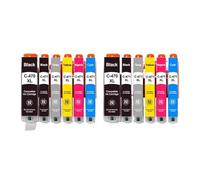 GSwReJ Ensemble de Cartouche à Encre Compatible PGI-470XL CLI-471XL Compatible avec MG5740 MG6840 MG7740 TS5040 TS6040 TS8040 TS9040