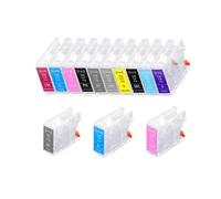 GSwReJ Ensemble de Cartouches à Encre 10pc Recharges Compatible avec P700 P900 P708 P908 sans Puce