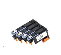 GSwReJ Tête d'impression Compatible Compatible avec 70 C9404A C9405A C9406A C9407A Compatible avec DesignJet Z2100 Z3100 Z3200 Z5200 Z5400(HP70 4 PCS)