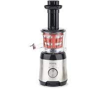 H.Koenig Extracteur de Jus de fruit et légumes vertical GSX10 compacte 0,75L Centrifugeuse Vitamin+ Sans BPA, Technologie pression douce, Rotation Lente, Puissante 150W, Système reverse, Anti-gouttes