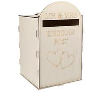 GSXLZ Boite Enveloppe Mariage Boîtes à vêtements de fonds for la décoration de boîte aux lettres en bois de mariage for carte d'enfant
