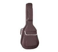 GSXLZ Housse Guitare Sac à Dos étanche for Guitare (91/96/97/101/104 cm), épais de 12 mm, rembourré en Coton Oxford, Souple, Housse de Transport, Sac Acoustique Noir(40 41 inch Coffee)