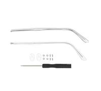 GSXLZ Lunettes Universelles Temple 1 paire de bras de lunettes de rechange for lunettes de soleil, remplacement de jambe en métal for lunettes de soleil, accessoires de réparation de lunettes(Color2)