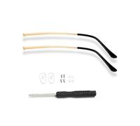 GSXLZ Lunettes Universelles Temple 1 paire de pieds for verres, branches de lunettes, remplacement de bras universel en métal, accessoire de réparation de lunettes(C-Gold)