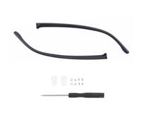 GSXLZ Lunettes Universelles Temple Monture de lunettes antidérapante universelle à une dent et à deux dents, accessoires for lunettes, bras de remplacement for lunettes(Black-A)