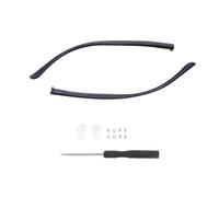 GSXLZ Lunettes Universelles Temple Monture de lunettes antidérapante universelle for lunettes de vue, remplacement de branches de lunettes, accessoires de lunettes(Black-7mm)
