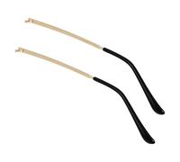 GSXLZ Lunettes Universelles Temple Remplacement des branches de lunettes en métal, branches de lunettes, branches de lunettes de soleil, réparation des branches de monture de lunettes(Golden14X3CM)