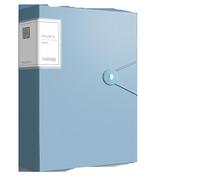 GSXLZ Porte Documents A4 100 Pockets 160/Sides Display Book Paper Document Holder, Business Presentation Book Presentation Folder(Blue-60 Pages)