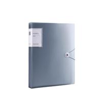 GSXLZ Porte Documents A4 100 Pockets 160/Sides Display Book Paper Document Holder, Business Presentation Book Presentation Folder(Gray-20 Pages)