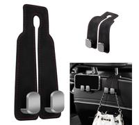 GSXOZCET 2 Pièces Crochet Voiture, pour Ford Focus MK3 2010-2018 Crochets pour appuie-tête de Voiture,Crochets pour Dossier de siège de Voiture,C/Black