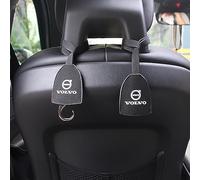 GSXOZCET 2 Pièces Crochet Voiture, pour Volvo C40 XC40 XC60 XC90 S60 S90 Crochets pour appuie-tête de Voiture,Crochets pour Dossier de siège de Voiture,A/Black