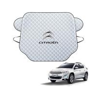 GSXOZCET Couverture Pare-Brise Voiture, pour Citroen C3 Picasso 2009-2016 Protege Pare Brise Givre Gel,Anti Givre,Neige,Glace,UV,Pluie/Soleil,A