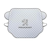 GSXOZCET Couverture Pare-Brise Voiture, pour Peugeot Rifter 2018-2023 Protege Pare Brise Givre Gel,Anti Givre,Neige,Glace,UV,Pluie/Soleil