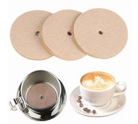 Gsycle 100 Pièces Filtres À Café Ronds, Filtres À Café Percolateur Vietnamien Filtre Cafe Non Blanchi Filtres Jetables Universels De Remplacement Pour Le Camping, La Maison, Le Bureau