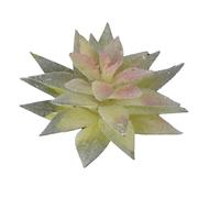 Gsycle 2 Pièces Plantes Succulentes Artificielles, Verte Fausses Plantes Succulentes, Fleurs Artificielles sans Pot Lmitation De Succulentes Décoration De Gâteau Succulente pour La Maison(#C)