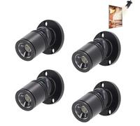 Gsycle 4 Pièces Led Affichage Spotlight, 5v Réglable Usb Mini Bureau Spot Lights Accent Spot Light Spots Showcase Lights Pour Bijoux Vitrine Entrée Du Porche (Lumière Chaude)