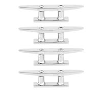 Gsycle 4 taquets de Bateau en Acier Inoxydable de 3,9 Pouces | Dimension standard de 3,9 pouces, accessoires de quincaillerie de taquet de corde d'amarrage de quai polis