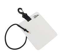 Gsycle Ardoise d'écriture de plongée avec Crayon, Bloc-Notes sous-Marin Portable en Plastique, Plaque d'écriture pour équipement de plongée en apnée, Navigation et Notes