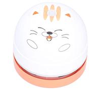 Gsycle Balayeuse De Miettes, Aspirateur De Bureau Au Design Animal Mignon Ramasse Miette De Table Mini Collecteur De Poussière USB Rechargeable Aspirateur De Bureau Poussière pour Enfants (Chat)