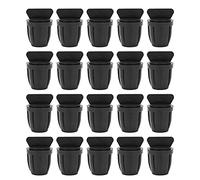 Gsycle Bouche d'extrémité de Tuyau de 20 pcs avec Verrouillage, 8/11 ABS Connecteurs de Tubes à Goutte à écrou Prix d'extrémité Connecteurs de Jardin Rapints d'irrigation pour Le Tube