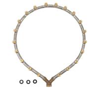 Gsycle Buse d'irrigation annulaire, buse G3 / 8 Multi-têtes Buse tournante de brumeur en Rotation pour l'irrigation agricole du Jardin (15 tête)