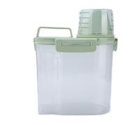 Gsycle Conteneur d'aliments pour chats, 1,5 L Proof à l'épreuve de l'eau Portable Constructeurs de stockage alimentaires pour animaux de compagnie Animal Dispensateur avec couvercle et